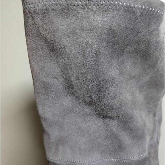 Tory Burch Laila Light Gray Suede Stretch Over-the-Knee Boots Womens 6 - Picture 11 of 11
